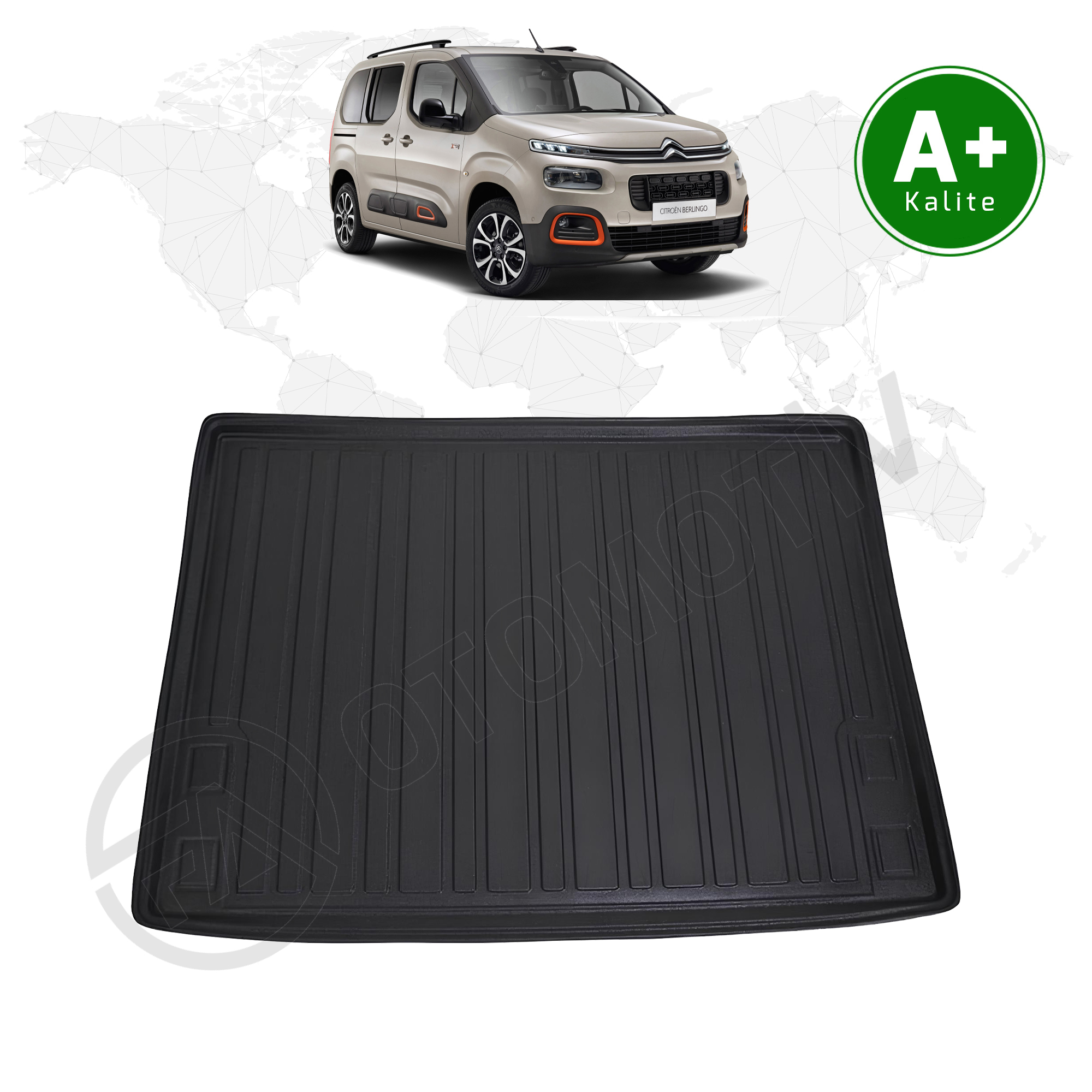 Citroen Berlingo 3D Bagaj Havuzu 2019 Model Ve Sonrası