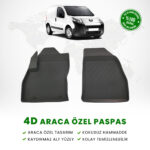 Peugeot Bipper Panelvan 4D Havuzlu Paspas (Ön 2 Parça) 2008 Model Ve Sonrası