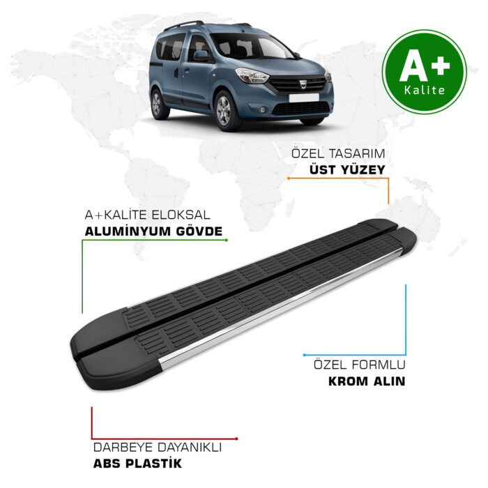 Dacia Dokker Yan Basamak 2012 Model ve Sonrası S-Line