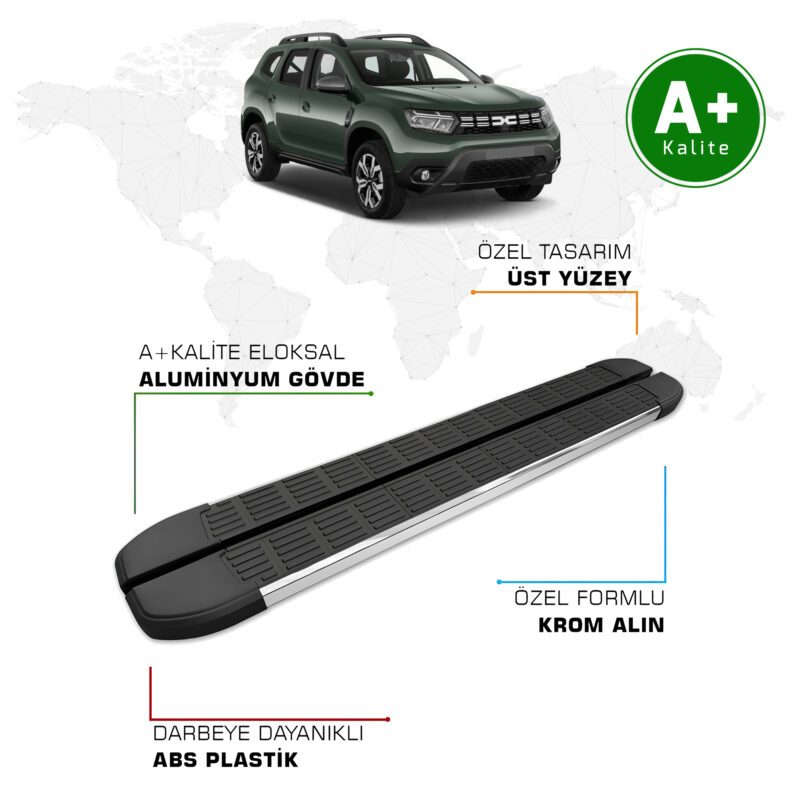 Dacia Duster Yan Basamak 2018 – 2023 Model S-Line