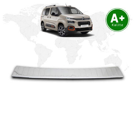 Citroen Berlingo Krom Arka Tampon Eşiği 2019 Model ve Sonrası
