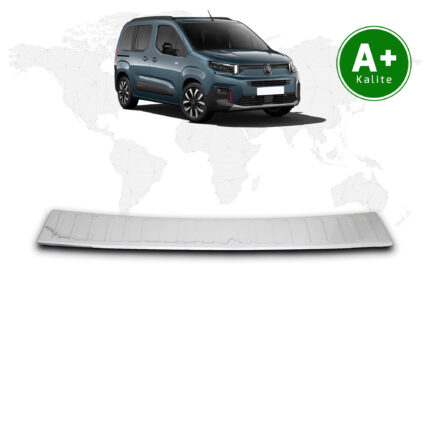 Citroen Berlingo Krom Arka Tampon Eşiği 2024 Model ve Sonrası