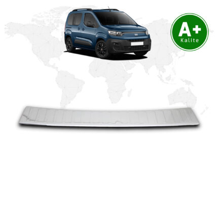Fiat Doblo Krom Arka Tampon Eşiği 2023 Model ve Sonrası