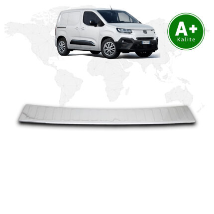 Fiat Doblo Panelvan Krom Arka Tampon Eşiği 2024 Model ve Sonrası
