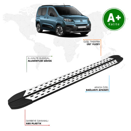 Fiat Doblo Yan Basamak Kısa Şasi 2024 Model ve Sonrası TrimLine