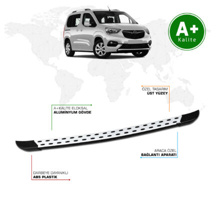 Opel Combo Arka Basamak Kısa Şasi 2019 Model ve Sonrası TrimLine