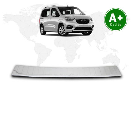 Opel Combo Krom Arka Tampon Eşiği 2019 Model ve Sonrası