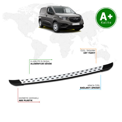 Opel Combo Panelvan Arka Basamak Uzun Şasi 2019 Model ve Sonrası TrimLine