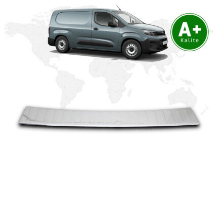 Opel Combo Panelvan Krom Arka Tampon Eşiği 2024 Model ve Sonrası