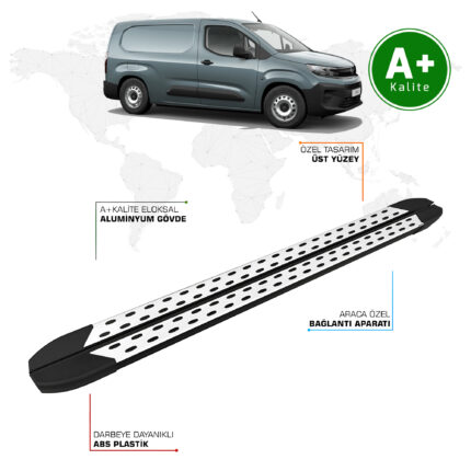 Opel Combo Panelvan Yan Basamak Uzun Şasi 2024 Model ve Sonrası TrimLine