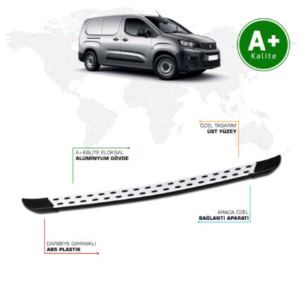 Peugeot Partner Arka Basamak Uzun Şasi 2019 Model ve Sonrası TrimLine