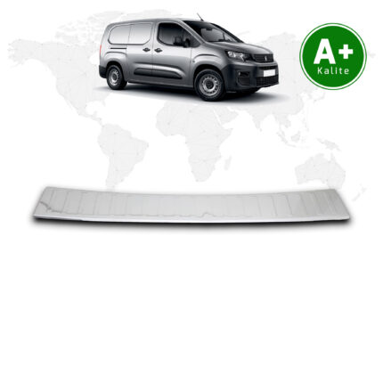Peugeot Partner Krom Arka Tampon Eşiği 2019 Model ve Sonrası