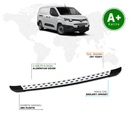 Toyota Proace City Panelvan Arka Basamak Uzun Şasi 2019 Model ve Sonrası TrimLine
