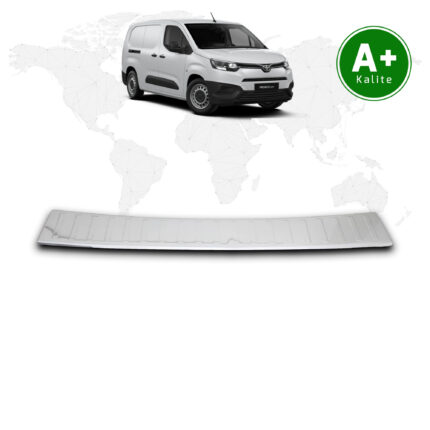 Toyota Proace City Panelvan Krom Arka Tampon Eşiği 2019 Model ve Sonrası
