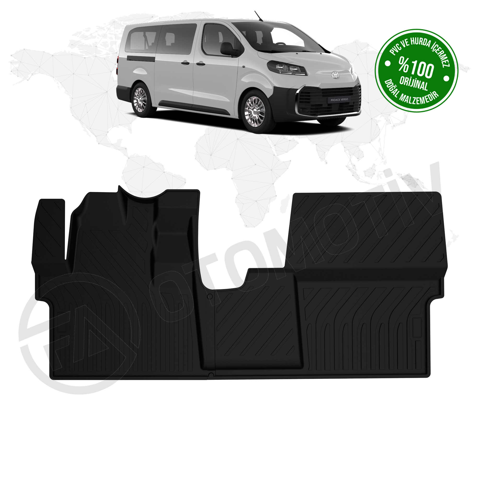 Toyota Proace Verso 4D Havuzlu Paspas 2025 Model Ve Sonrası