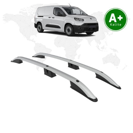Toyota Proace City Panelvan Tavan Çıtası Uzun Şasi 2024 Model ve Sonrası Gri