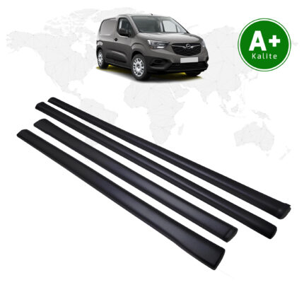 Opel Combo Panelvan Marşpiyel Kaplaması 4 Parça 2019 Model ve Sonrası