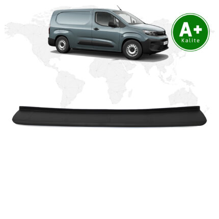 Opel Combo Panelvan Arka Tampon Eşiği Mat Siyah 2024 Model ve Sonrası