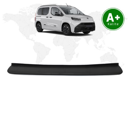 Toyota Proace City Arka Tampon Eşiği Mat Siyah 2024 Model ve Sonrası