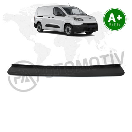 Toyota Proace City Panelvan Arka Tampon Eşiği Mat Siyah 2024 Model ve Sonrası