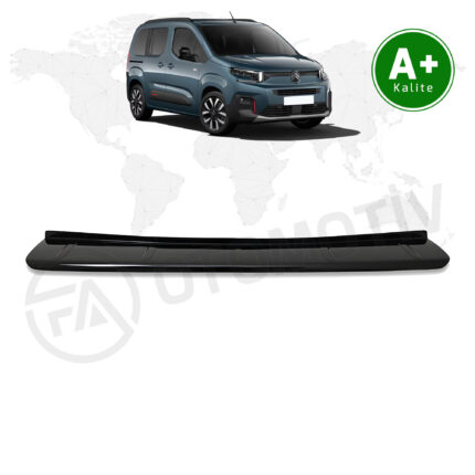 Citroen Berlingo Arka Tampon Eşiği Parlak Siyah 2024 Model ve Sonrası