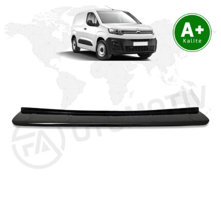 Citroen Berlingo Panelvan Arka Tampon Eşiği Parlak Siyah 2019 Model ve Sonrası
