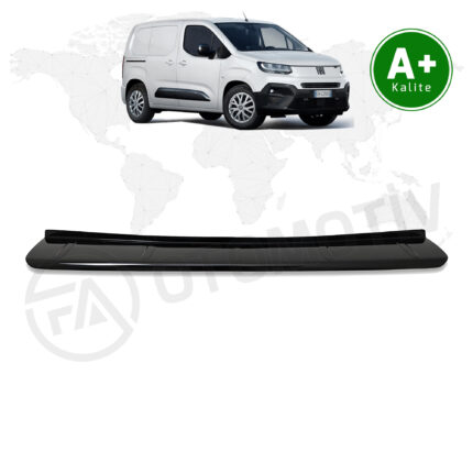 Fiat Doblo Panelvan Arka Tampon Eşiği Parlak Siyah 2024 Model ve Sonrası