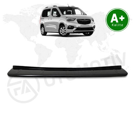 Opel Combo Arka Tampon Eşiği Parlak Siyah 2019 Model ve Sonrası