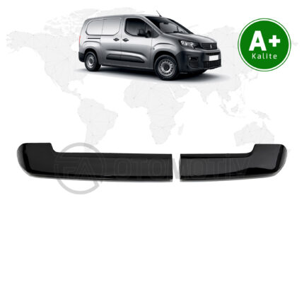 Peugeot Partner Bagaj Üstü Spoiler Parlak Siyah (Çift Bagaj Kapaklı) 2019 Model ve Sonrası