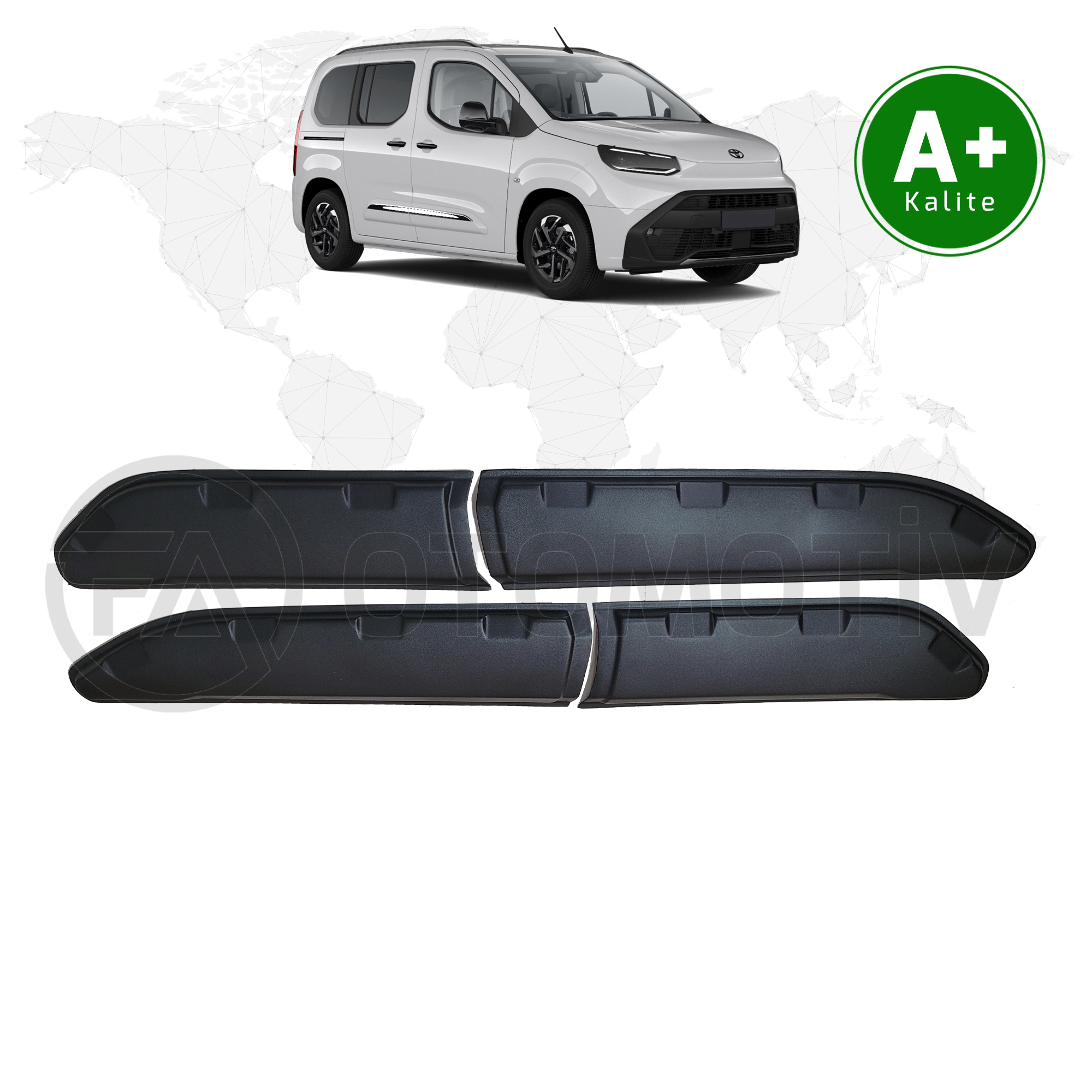 Toyota Proace City Kapı Dodik Seti 4 Parça 2024 Model Ve Sonrası