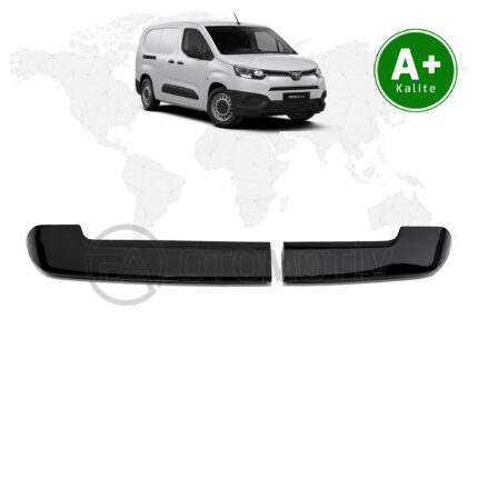 Toyota Proace City Panelvan Bagaj Üstü Spoiler Parlak Siyah (Çift Bagaj Kapaklı) 2019 Model ve Sonrası