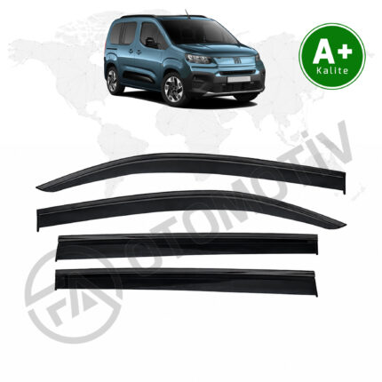 Fiat Doblo Siyah Kromlu Cam Rüzgarlığı 2024 Model Ve Sonrası