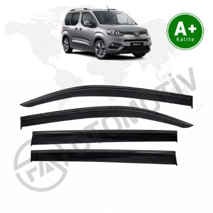 Toyota Proace City Siyah Kromlu Cam Rüzgarlığı 2019 Model Ve Sonrası