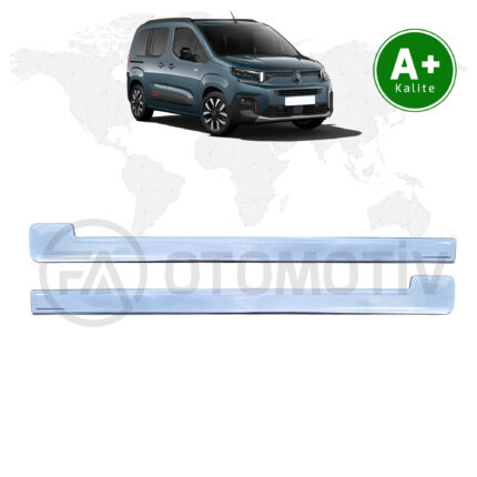 Citroen Berlingo Krom Sürgü Çıtası 2 Parça 2024 Model ve Sonrası