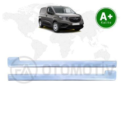 Opel Combo Panelvan Krom Sürgü Çıtası 2 Parça 2019 Model ve Sonrası