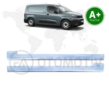 Opel Combo Panelvan Krom Sürgü Çıtası 2 Parça 2024 Model ve Sonrası