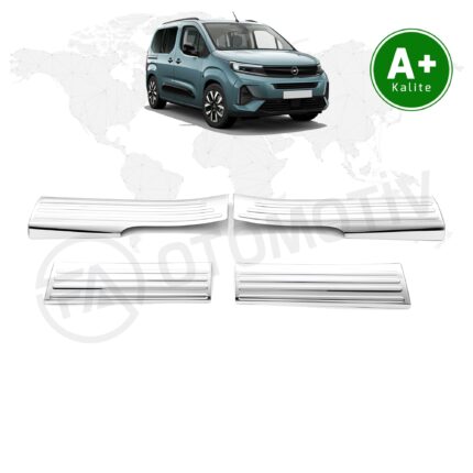 Opel Combo Krom Kapı Eşiği Kaplaması 2024 Model ve Sonrası