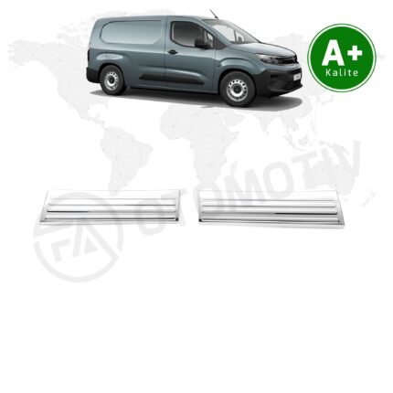 Opel Combo Panelvan Krom Kapı Eşiği Kaplaması 2024 Model ve Sonrası