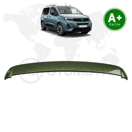 Opel Combo Bagaj Üstü Spoiler Haki Yeşil (KNQ) Boyalı 2024 Model ve Sonrası