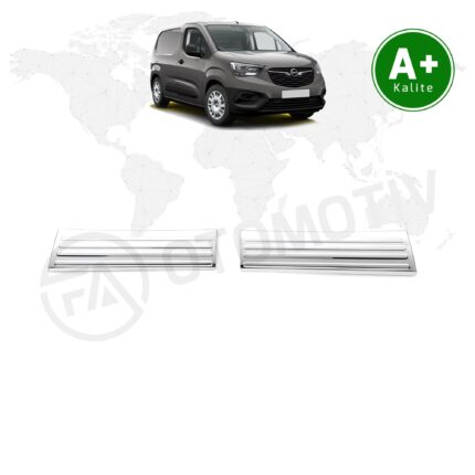 Opel Combo Panelvan Krom Kapı Eşiği Kaplaması 2019 Model ve Sonrası