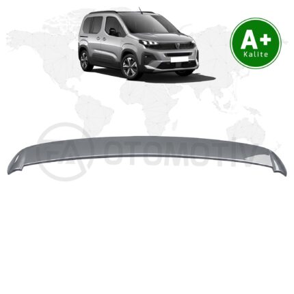 Peugeot Rifter Bagaj Üstü Spoiler Tekno Gri (KCA) Boyalı 2024 Model ve Sonrası