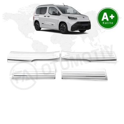 Toyota Proace City Krom Kapı Eşiği Kaplaması 2024 Model ve Sonrası