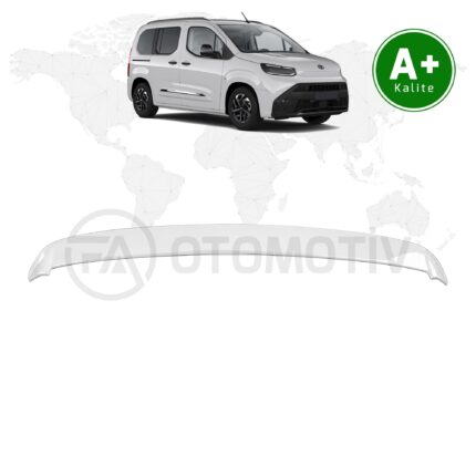 Toyota Proace City Bagaj Üstü Spoiler Buz Beyazı (EPR) Boyalı 2024 Model ve Sonrası