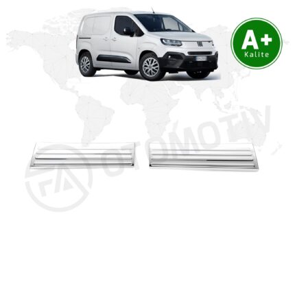 Fiat Doblo Panelvan Krom Kapı Eşiği Kaplaması 2024 Model ve Sonrası