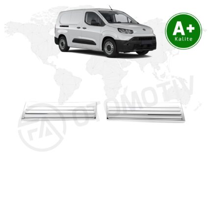 Toyota Proace City Panelvan Krom Kapı Eşiği Kaplaması 2024 Model ve Sonrası